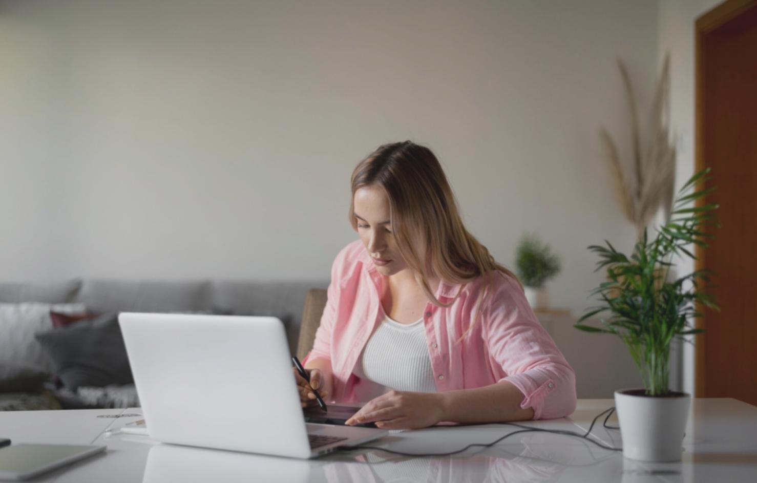 Professional analyzing financial documents and charts